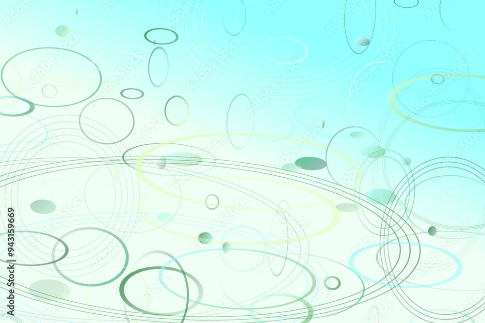 Poster geometrical gradient color curved shape web background - geometric vector graphic design