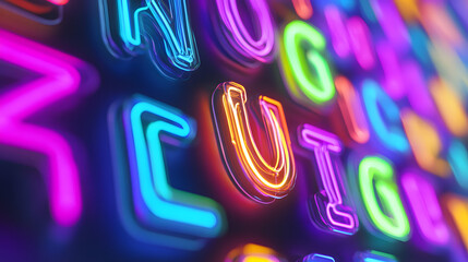 Fototapeta premium phonics leds