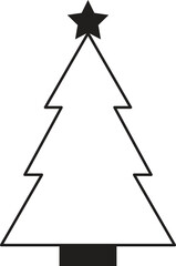 Christmas tree vector
