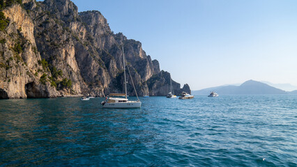 Fototapeta premium boat on the sea