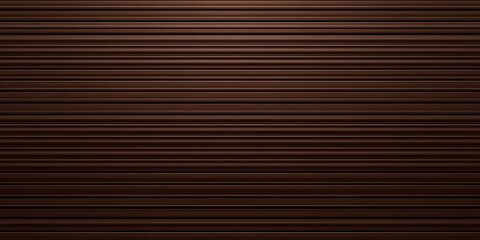 Obraz premium Brown Patterned Metal Shutter with Horizontal Grooves in Warm Light