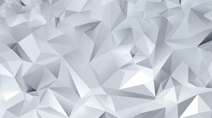 Fototapeta premium Polygonal Abstract Gray and White Geometric Pattern Background