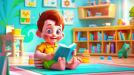 amazing baby cartoon education background wonderful