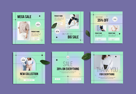 Fashion Social Poster Layout