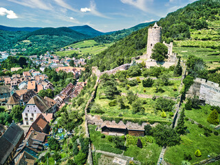 Keyserberg - Medieval town in the Alsace region (Grand Est, France)