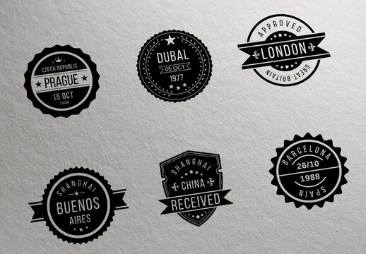 Vintage Logos And Badges Design