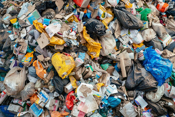 Worldwide ecology protection campaign, eco save planet concept, anti pollution, Generative AI