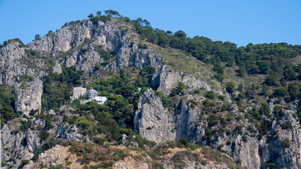 Naklejka premium landscape in the mountains