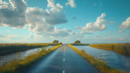 Fototapeta premium countryside road