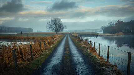 Fototapeta premium countryside road