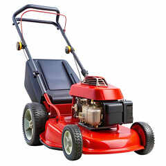 lawn mower on a transparent background