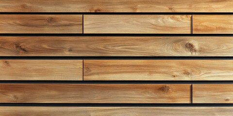 Naklejka premium Modern Minimalist Wooden Wall Paneling wall,texture of natural wood paneling for interior design or backdrop