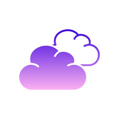 minimalist green cloud