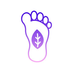 leaf inside footprint