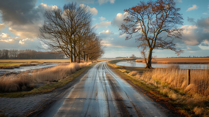 Fototapeta premium countryside road