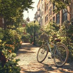 Fototapeta premium These prompts highlight different aspects and settings for bicycles, from urban environments to scenic trails.