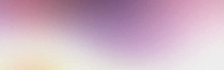 Fototapeta premium Grainy texture background fading from purple to yellow