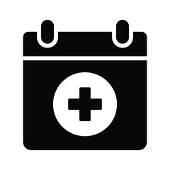 An amazing icon of medical appointment in modern style