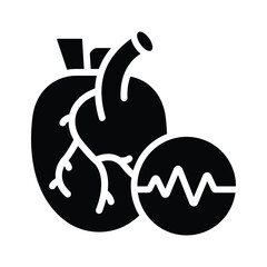 Get this amazing icon of heart health in modern style