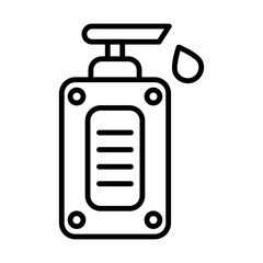 Shower Gel line icon