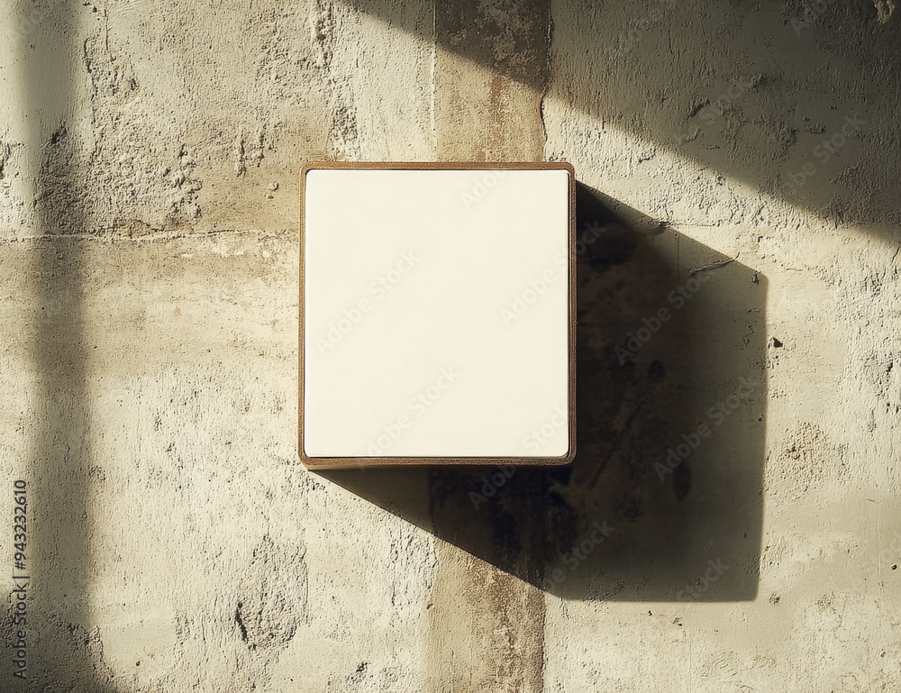 Aufkleber mockup of blank paper mockup of a3 and a4. white paper with soft light. photos with clipping paths. 