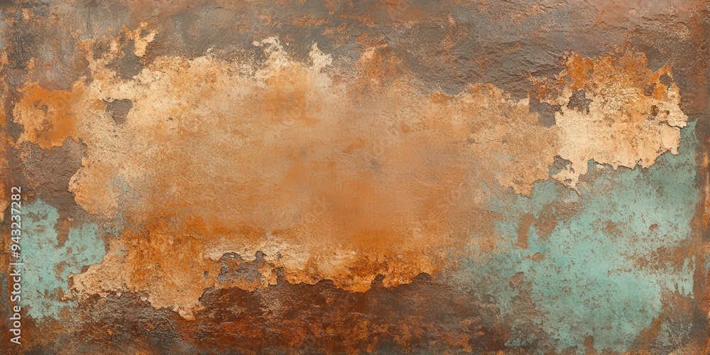 Poster abstract rustic texture with warm tones and weathered surface