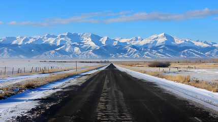 road in the nature
