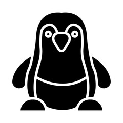 Penguin glyph icon