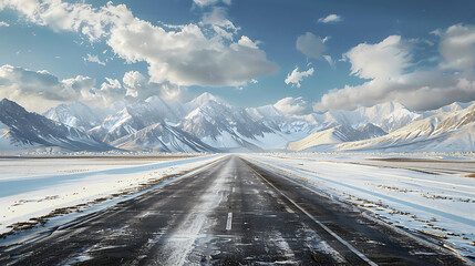 road in the nature