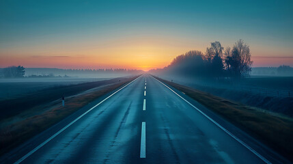 road in the nature