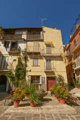 An old house in Isernia, a city in Molise in Italy.