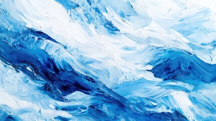 Obraz premium Layered blue paper waves abstract ocean design Generative AI