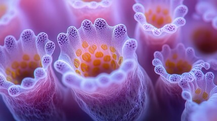 Close-up of Coral Polyp