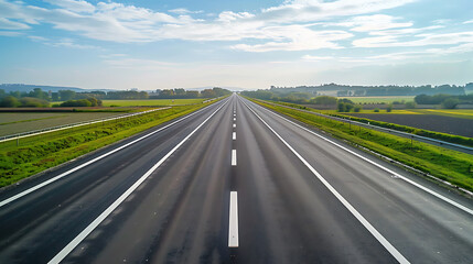 Fototapeta premium road in the nature