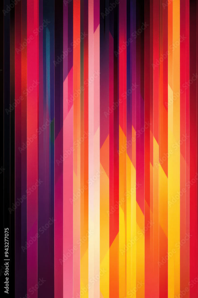 Poster colorful striped background, vibrant background featuring colorful stripes creating a lively pattern