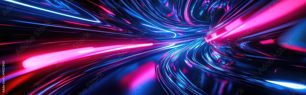 Aufkleber colorful abstract graphics and tapestry in a 3d rendering