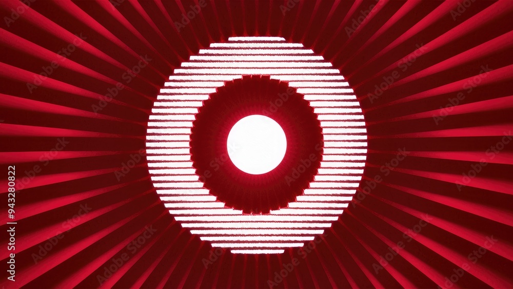 Poster abstract red gradient noise texture featuring screen glitch effects and illuminated pixel stripe pat