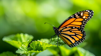 Obraz premium Close Butterfly Plant