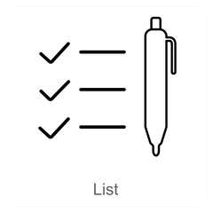 List