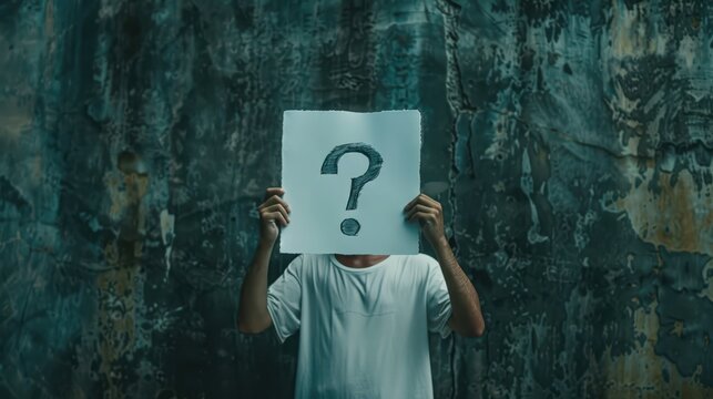 The question mark face