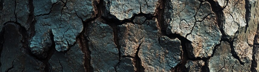 Intricate Tree Bark Texture, a minimalist 3D render showcasing the unique patterns and details of tree surfaces, emphasizing organic forms and subtle earthy tones.