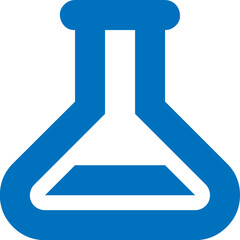 Flask icon logo design