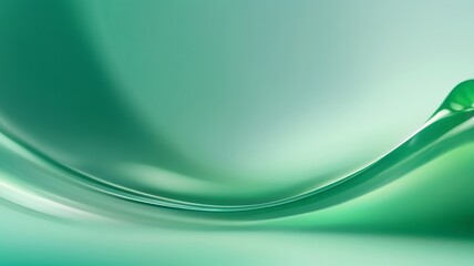 Obraz premium Gradient of emerald green and soft jade, defocused into a lush and vibrant blur, creating a fresh and luxurious backdrop for beauty product presentations. Made with generative AI technology