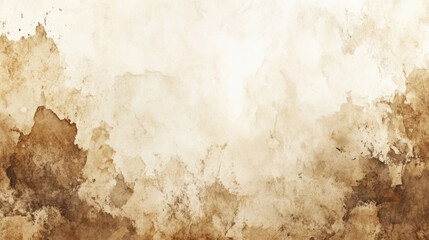 Fototapeta premium Vintage Paper Texture, An old paper vintage background featuring a beige grunge texture with coffee paint spots, perfect for various design projects