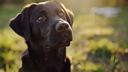 Adorable dog face background