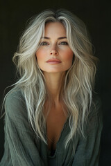 Fototapeta premium beautiful middle-aged woman