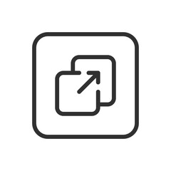 Copy, document icon. Modern, simple flat vector illustration for web site or mobile app