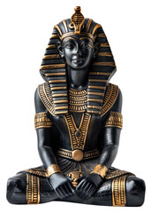 PNG Ancient Egyptian Pharaoh statue
