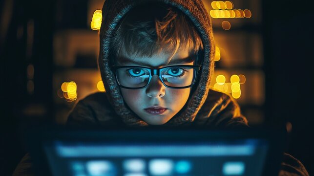A child pretending to be a hacker, but instead of causing harm, teaching others how to secure their toys