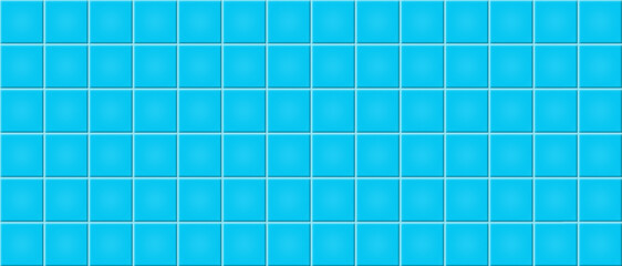 Blue ceramic tile texture abstract background vector illustration
